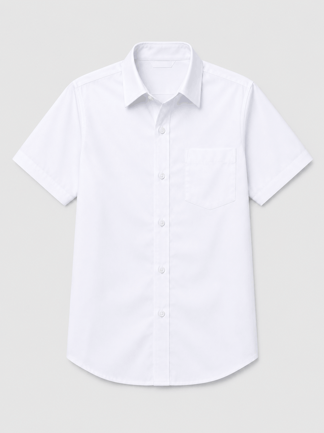 Half-Sleeve White Shirt